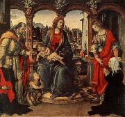 Fra Filippo Lippi Madonna with Child and Saints oil painting artist